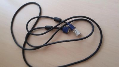 Лот: 5936398. Фото: 1. Шнур VGA с переходником DVI. Аксессуары для игровых приставок, консолей, геймпады
