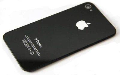 Лот: 5796970. Фото: 1. Задняя крышка iPhone 4 black оригинал... Корпуса, клавиатуры, кнопки