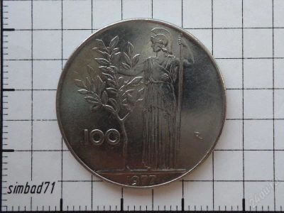 Лот: 1883693. Фото: 1. 100 лир Италия 1977г. Европа