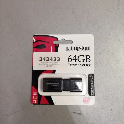 Лот: 17038067. Фото: 1. 64Gb USB 3.0 Kingston DataTraveler... USB-флеш карты