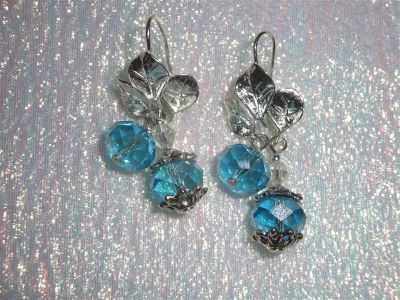 Лот: 1548688. Фото: 1. Серьги ручной сборки Россинка... Серьги, каффы