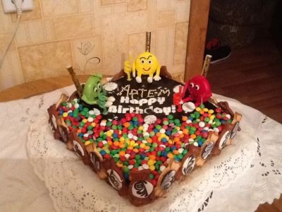 Лот: 7060143. Фото: 1. Торт m&m.c. Торты, пирожные