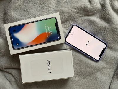 Лот: 17584111. Фото: 1. Apple iPhone X ( silver),64gb. Смартфоны