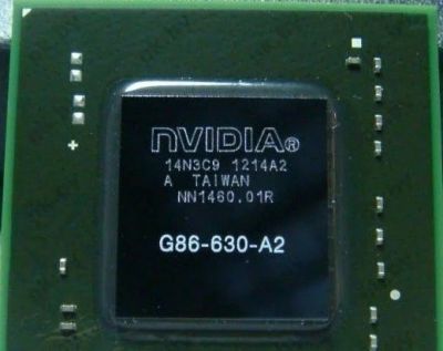 Лот: 10805342. Фото: 1. Видеочип G86-630-A2 GeForce 8400M... Микросхемы