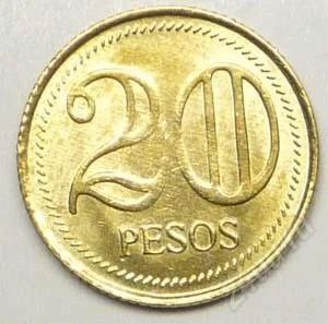 Лот: 1580541. Фото: 1. Колумбия. 20 песо 2005г. (1-2). Америка