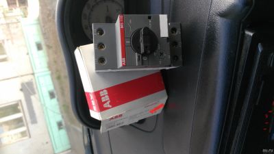 Лот: 13843756. Фото: 1. Автомат защиты двигателя АВВ MS116... Автоматы, пакетники, предохранители