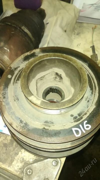 Лот: 6347402. Фото: 1. Шкив коленвала D16 Honda. Двигатель и элементы двигателя