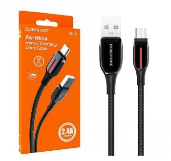 Лот: 17212703. Фото: 1. Кабель USB - MicroUsb Borofone... Дата-кабели, переходники