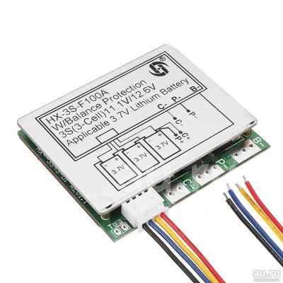 Лот: 23270777. Фото: 1. BMS HX-3S-F100A 3S 12,6 В 100... Реле, тумблеры, переключатели