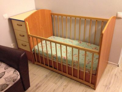 Лот: 3400034. Фото: 1. крватка трансформер 1. Детские кровати и кроватки