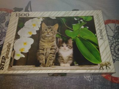 Лот: 15074176. Фото: 1. Пазл 1500 элеменов (котята). Пазлы