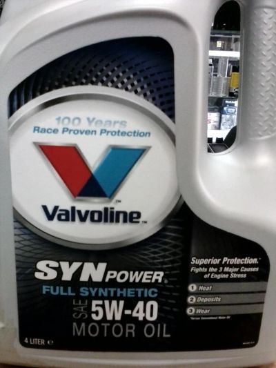 Лот: 4325710. Фото: 1. Valvoline SynPOWER 5W40. Масла, жидкости