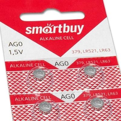 Лот: 13340243. Фото: 1. Батарейка SmartBuy G0 LR521 14372. Батарейки, аккумуляторы, элементы питания