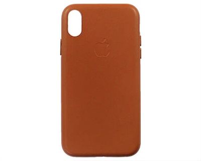 Лот: 20890878. Фото: 1. Чехол iPhone XR Leather hi-copy... Чехлы, бамперы