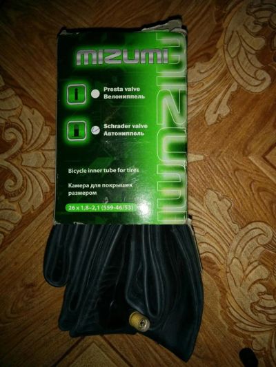 Лот: 7447173. Фото: 1. Камера для велосипеда Mizumi 26x1... Запчасти