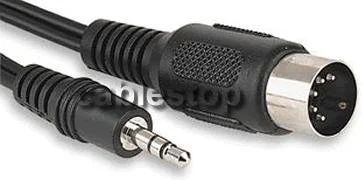Лот: 10793064. Фото: 1. Кабель 3.5 Jack пятиштырьковый... Шнуры, кабели, разъёмы