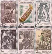 Лот: 6718056. Фото: 1. 1971 г. Чехословакия. Чешская... Марки