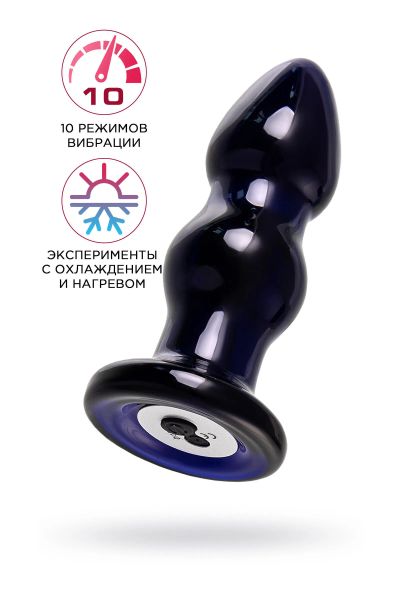 Лот: 24253776. Фото: 1. Анальная вибропробка Sexus Glass... Украшения