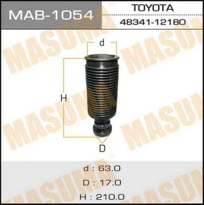 Лот: 18593944. Фото: 1. Пыльник стоек masuma MAB-1054. Ходовая, подвеска, рулевое управление