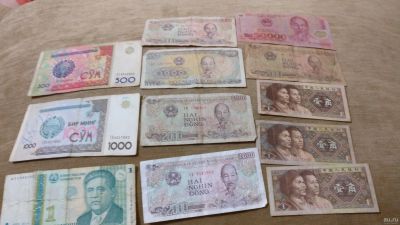 Лот: 13249645. Фото: 1. Банкноты разных стран. Азия