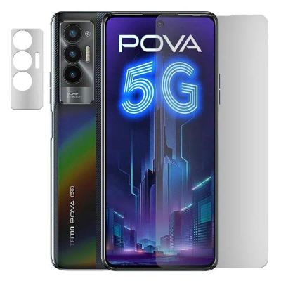 Лот: 24599693. Фото: 1. Защитное стекло Krutoff для Tecno... Защитные стёкла, защитные плёнки