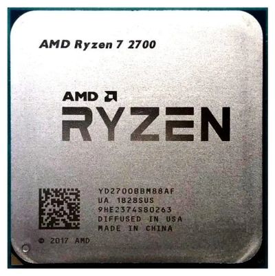 Лот: 19638433. Фото: 1. Процессор AMD Ryzen 7 2700 AM4... Процессоры