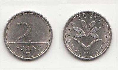 Лот: 3495594. Фото: 1. венгрия 2 форинта 1994. Европа