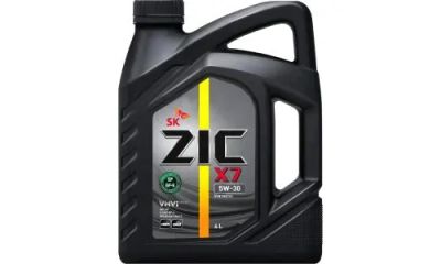 Лот: 20073418. Фото: 1. ZIC NEW X7 5w30 SP, GF-6 4 л... Масла, жидкости