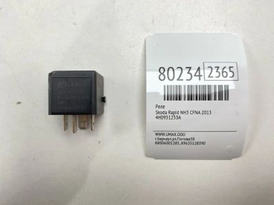 Лот: 21376634. Фото: 1. Реле Skoda Rapid 2013 4H0951253A... Электрооборудование