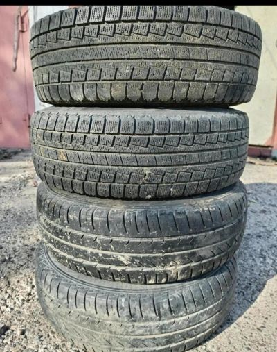 Лот: 25640899. Фото: 1. Диски r14 5:100 + шины Toyota... Шины на дисках