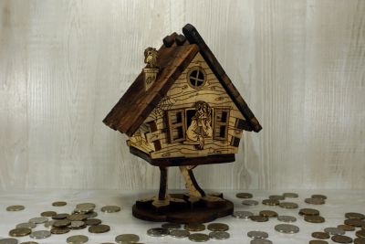 Лот: 11321075. Фото: 1. Копилка "Баба Яга", алтайский... Другое (ручная работа)