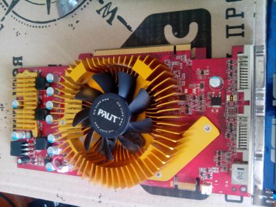 Лот: 4453887. Фото: 1. pci-e Palit GeForce 9800GT 512Mb... Видеокарты