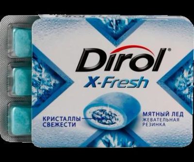 Лот: 10471433. Фото: 1. жевательная резинка Dirol. X-Fresh... Корма