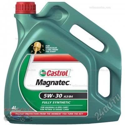 Лот: 2092089. Фото: 1. Castrol Magnatec 5w30 А3/В4 4л... Масла, жидкости