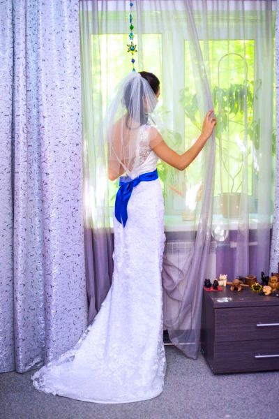 Лот: 8894614. Фото: 1. Счастливое свадебное платье 42... Свадебные платья