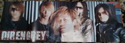 Лот: 5129594. Фото: 1. Постер плакат J-Rock Dir En Grey... Наклейки, карточки, вкладыши