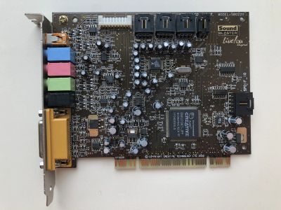 Лот: 25115603. Фото: 1. PCI Creative Sound Blaster Live... Звуковые карты