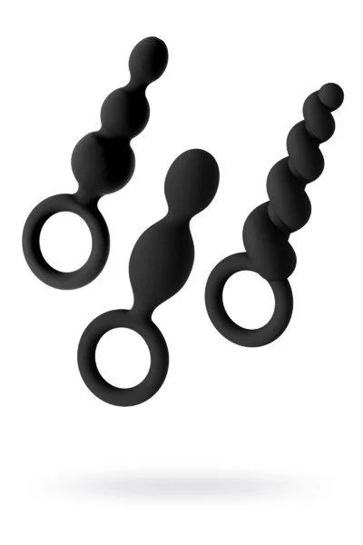 Лот: 15568292. Фото: 1. Набор анальных плагов "Satisfyer... Игрушки