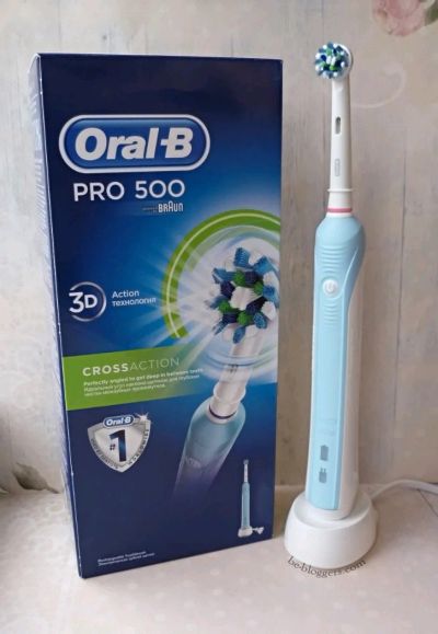 Лот: 11455709. Фото: 1. Щетка зубная oral-b pro 500 cross... Уход за полостью рта