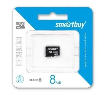 Лот: 16323736. Фото: 1. Карта памяти MicroSD 8GB Smart... Карты памяти