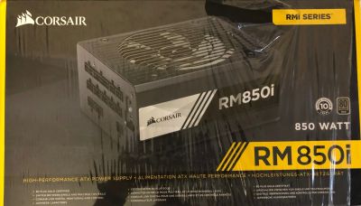 Лот: 13995376. Фото: 1. Блок питания Corsair RM850i. Корпуса, блоки питания