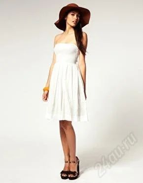 Лот: 1416814. Фото: 1. хлопковое платье от River Island... Платья