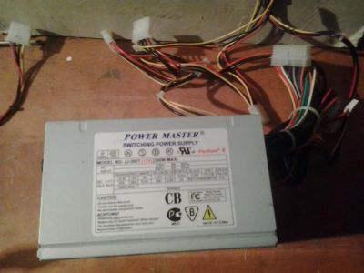 Лот: 4847661. Фото: 1. Блок питания (БП) Power master... Корпуса, блоки питания