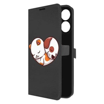 Лот: 25380690. Фото: 1. Чехол Krutoff Eco Book "Котёнок... Чехлы, бамперы