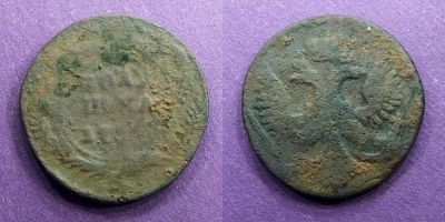 Лот: 16014325. Фото: 1. Россия Полушка 17.. года. Россия до 1917 года