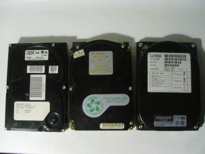 Лот: 116184. Фото: 1. мегараритет! 3 рабочих древних... Жёсткие диски (HDD)