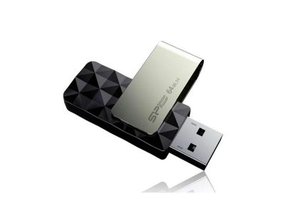 Лот: 7468374. Фото: 1. Флэшка Silicon Power 64GB Blaze... USB-флеш карты