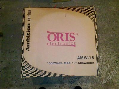 Лот: 162778. Фото: 1. Сабвуферная головка ORIS AMW 15. Сабвуферы