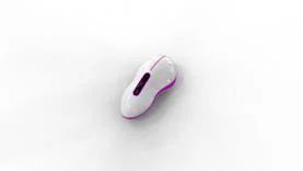Лот: 4964093. Фото: 1. Вибростимулятор Mouse бело-фиолетовый... Игрушки