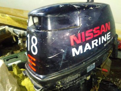Лот: 9294200. Фото: 1. Лодочный мотор Nissan (Tohatsu... Лодочные моторы